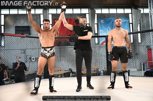 2022-05-07 Milano in the Cage 8 00657 Seif Mohamed-Michael Bellotti - MMA 84kg